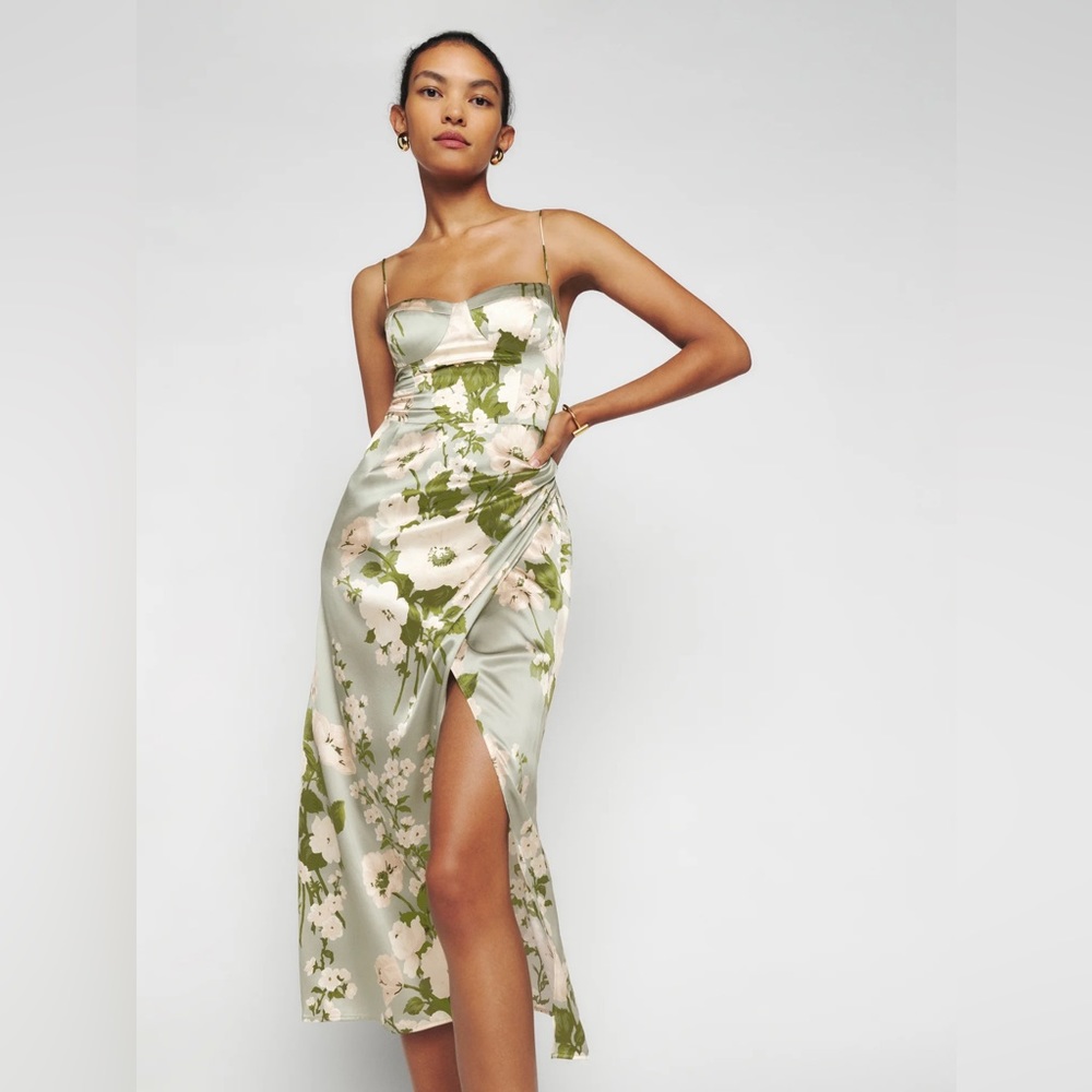 NWT Reformation Marguerite Sill Dress